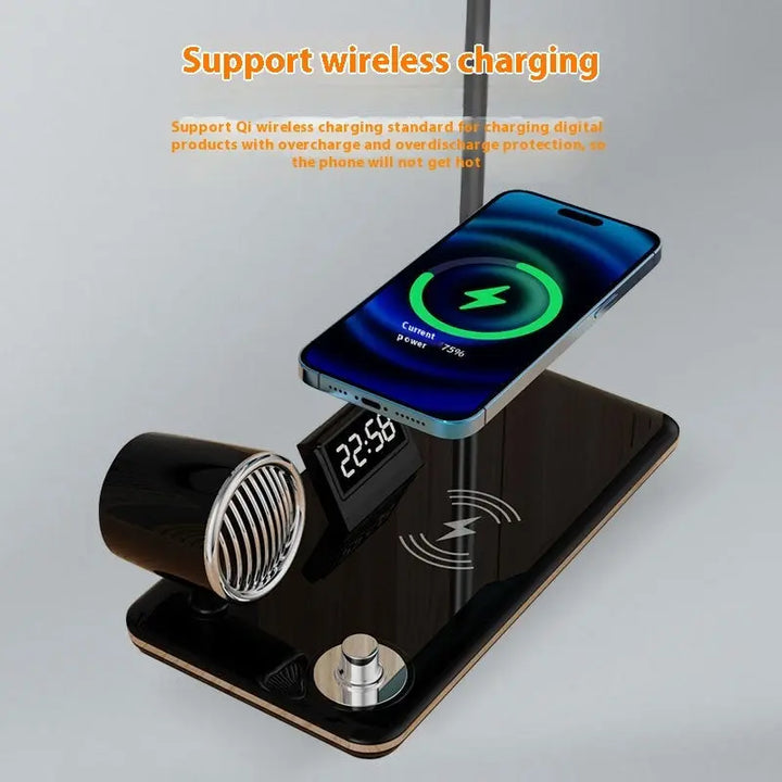 Intelligent Wireless Charging Lamp Digital Display Time Eye-protection Lamp My Store