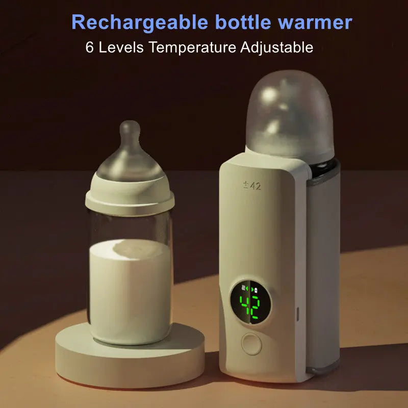 Portable Wireless Rechargeable Baby Bottle Warmer USB Charging And Heating Bag Portable Constant Temperature Milk Warmer Universal Bottle Insulation Sleeve My Store