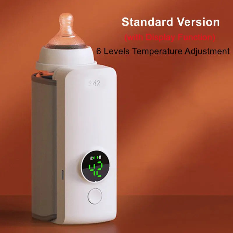 Portable Wireless Rechargeable Baby Bottle Warmer USB Charging And Heating Bag Portable Constant Temperature Milk Warmer Universal Bottle Insulation Sleeve My Store